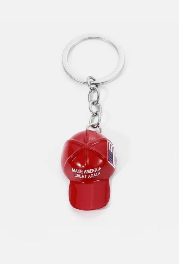 MAGA Hat Keychain